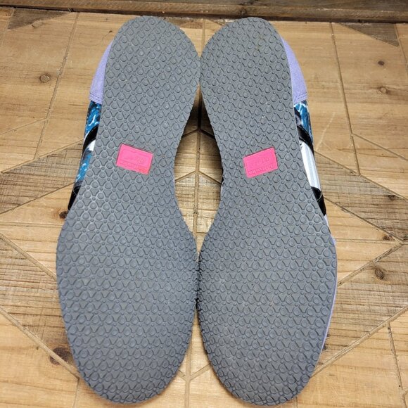 Onitsuka Tiger Serrano Womens Shoes Size 8.5 Blue Floral Retro Athletic Sneakers - Picture 8 of 12